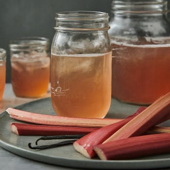 Crafting Rhubarb Vanilla Bean Syrup and Soda